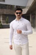 Erkek çizgi Desenli Gömlek resmi